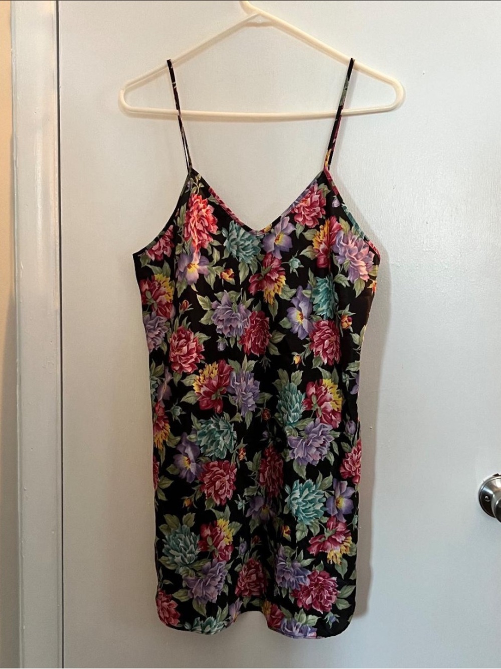 Floral Satin Chemise
